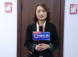 2023北京门展,中国木门网专访名轩逸木门总经理吴艳青
